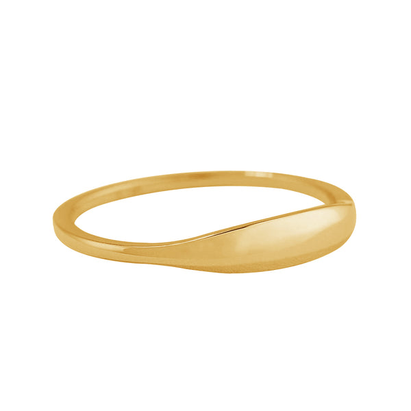 FJ0452 925 Sterling Silver Slim Signet Ring