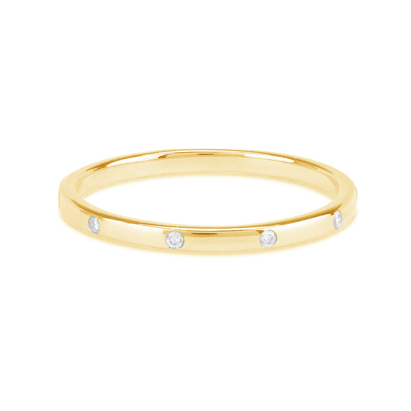 FJ0250 925 Sterling Silver Diamonds Team Ring