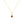 FX0308 925 Sterling Silver Red Crystal Necklace