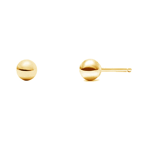 FE0735 925 Sterling Silver Sphere Studs Earrings