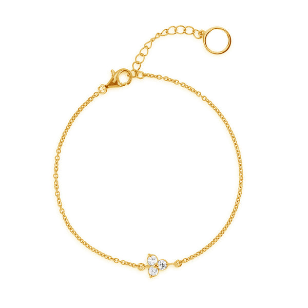 FS0104 925 Sterling Silver Lotus Bracelet