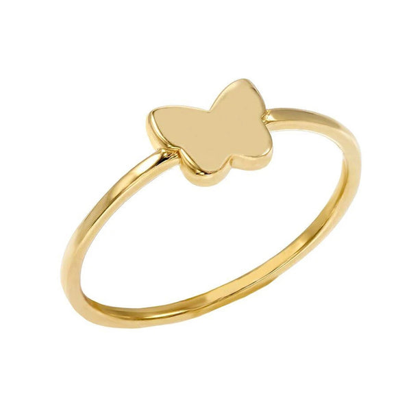 FJ0160 925 Sterling Silver Butterfly Ring