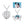 XP1012 925 Sterling Silver Heart-shaped photo beads with wings