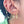 FE0655 925 Sterling Silver Cross Dangle Stud Earrings