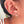 FE0651 925 Sterling Silver Colorful Zircon Hoop Earrings
