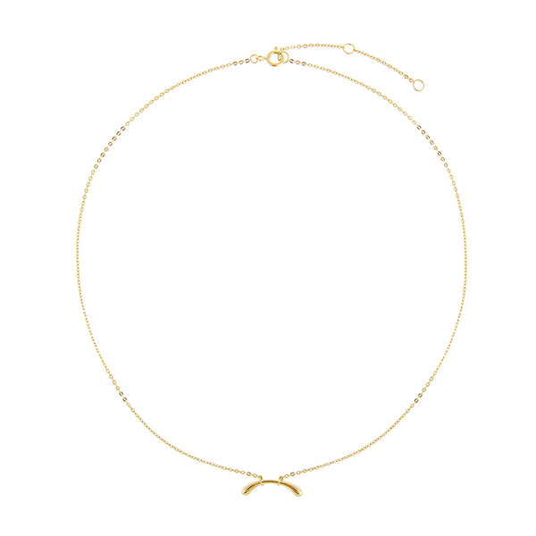 FX0234 925 Sterling Silver Irregular Shape Necklace