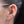 FE0197 925 Sterling Silver Cross Barbell Earrings