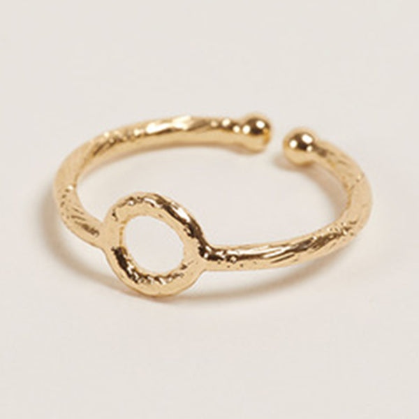 FJ0145 925 Sterling Silver Circle Ring