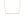 FX0086 925 Sterling Silver Gold Bar Necklace With Diamonds