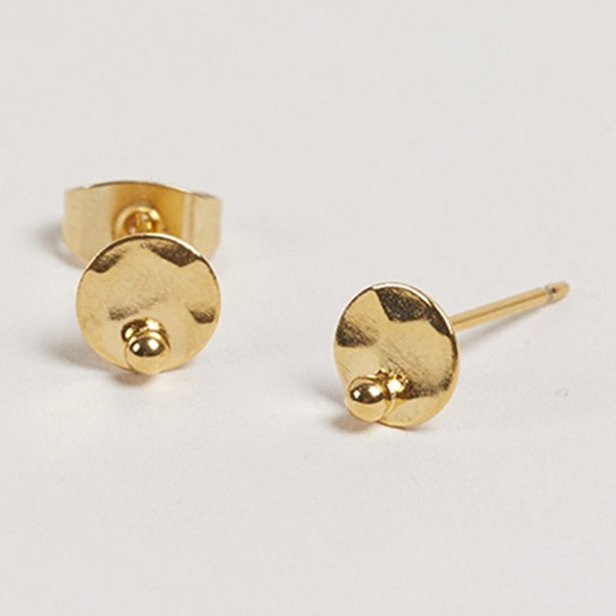 FE0375 925 Sterling Silver Ball Coin Stud Earrings