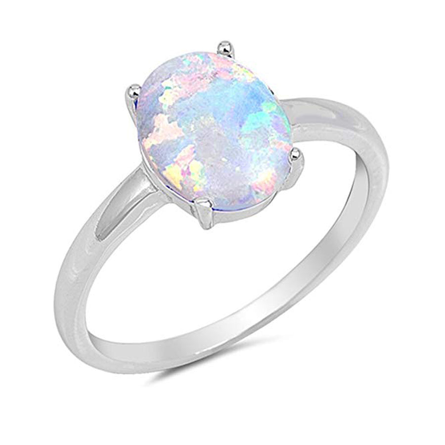 GG1031 925 Sterling Silver Trendy Opal Ring For Women