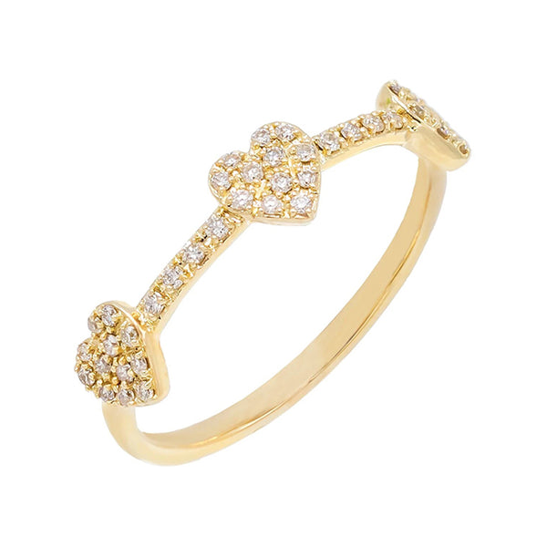 FJ0167 925 Sterling Silver Heart Ring