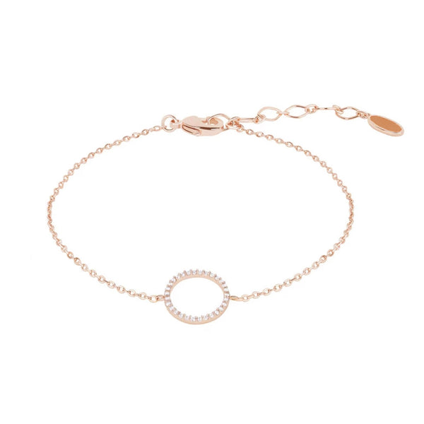 FS0003 925 Sterling Silver Forever Round Bracelet