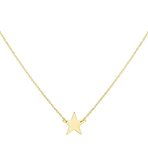 FX0185 925 Sterling Silver Star Necklace