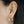 FE0838 925 Sterling Silver Chunky Hollow Hoop Earrings