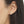 FE0442 925 Sterling Silver Pave Teardrop Flower Studs Earrings