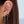 FE0078 925 Sterling Silver Rainbow Bezel Stud Earrings