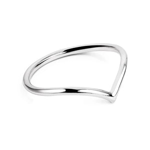 FJ0201 925 Sterling Silver Herringbone Ring