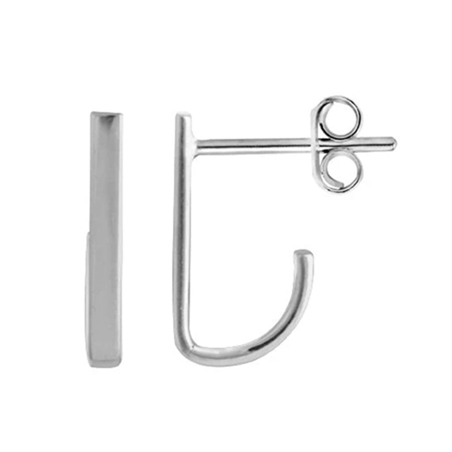 FE0069 925 Sterling Silver Suspender Earrings