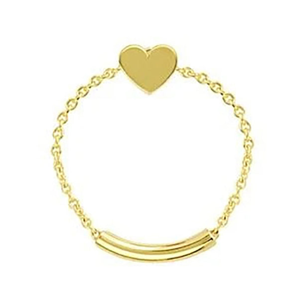 FJ0162 925 Sterling Silver Heart Ring