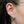 FE0197 925 Sterling Silver Cross Barbell Earrings