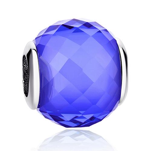 PY1219 925 Sterling Silver Murano Glass Charm Beads