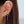 FE0079 925 Sterling Silver Rainbow Bezel Stud Earrings