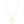FX0050 925 Sterling Silver basic large halo necklace