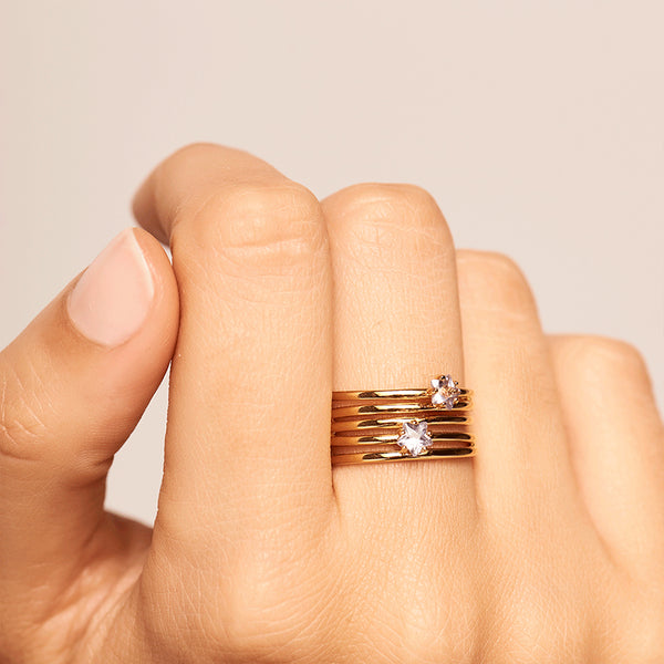 FJ0224 925 Sterling Silver Orion Ring