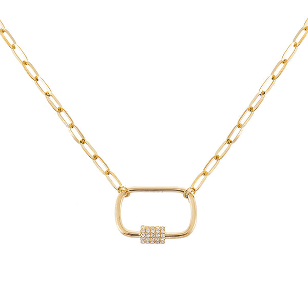 FX0228 925 Sterling Silver Gold Chain Necklace