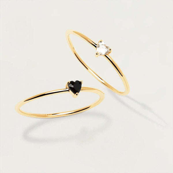 FJ0285 925 Sterling Silver Light Luxury Diamond Ring