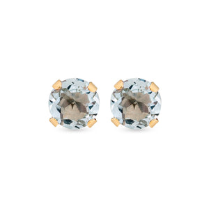 FE1553 925 Sterling Silver Birthstone Stud Earrings