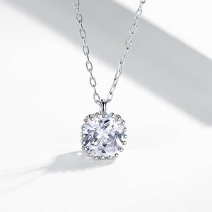 FX0002 925 Sterling Silver Zircon Necklace