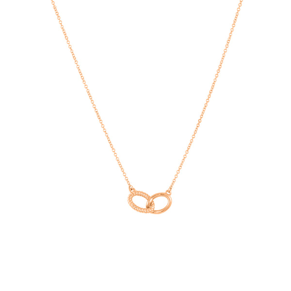 FX0290 925 Sterling Silver Duo Necklace