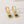 FE1850 925 Sterling Silver Cubic Zirconia Hoop Earring
