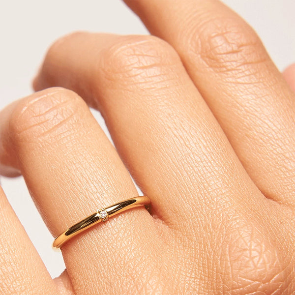 FJ0236 925 Sterling Silver Simple Ring