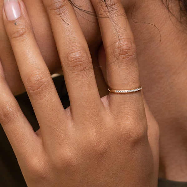 FJ0250 925 Sterling Silver Diamonds Team Ring