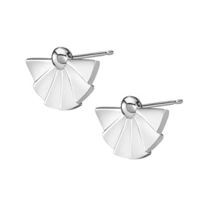 FE0263 925 Sterling Silver Sensu Small Earrings