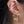 FE0095 925 Sterling Silver Shark Tooth Hoop Earrings