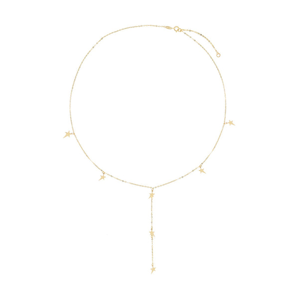 FX0238 925 Sterling Silver Star Necklace