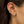 FE0439 925 Sterling Silver Teardrop Charm Ear Cuff