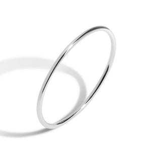 FJ0046 925 Sterling Silver Simple Fine Ring