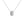 FX0089 925 Sterling Silver Diamond Infinity Pendant Necklace