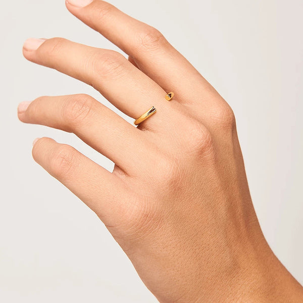 FJ0221 925 Sterling Silver Core Open Ring