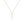 FX0083 925 Sterling Silver Short Gold Bar Drop Necklace