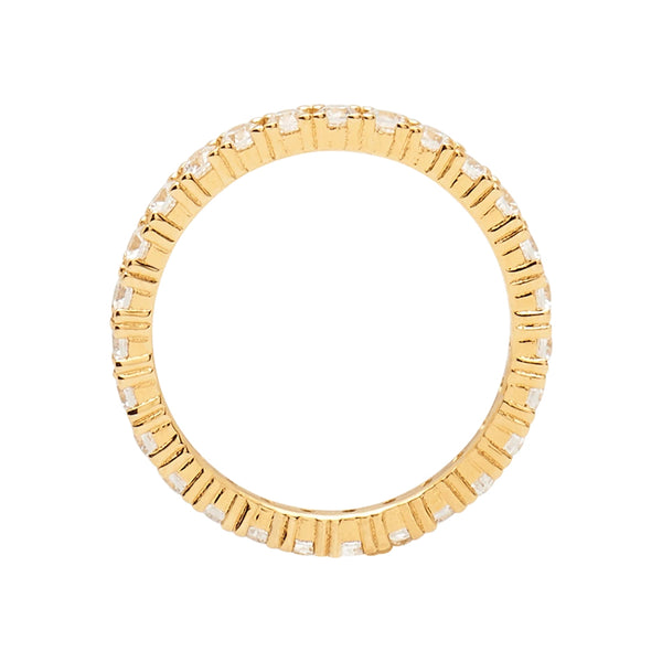 FJ0208 925 Sterling Silver Diamond Ring