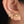 FE0017 925 Sterling Silver Sparkly Huggie Earrings