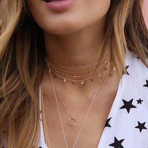 FX0062 925 Sterling Silver Basic Large Beaded Choker Necklace