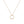 FX0080 925 Sterling Silver Circle Pendant Necklace