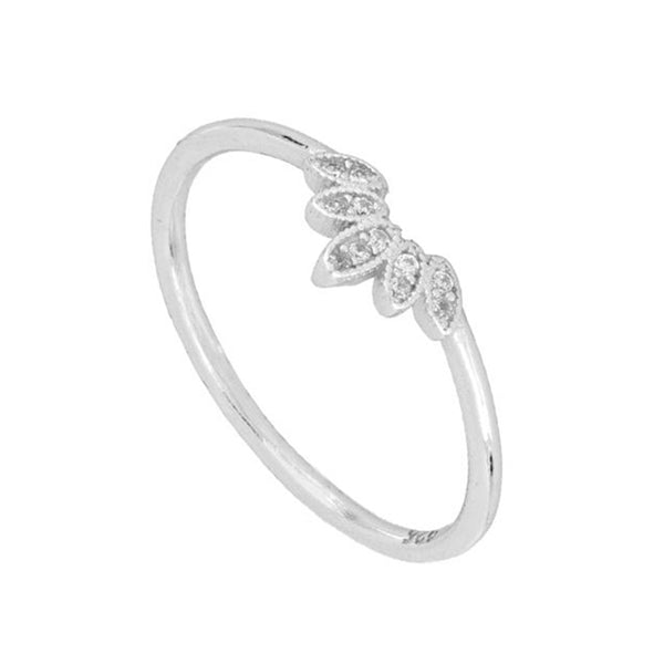 FJ0181 925 Sterling Silver Crown Ring